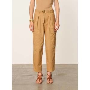 NEW VANESSABRUNO women's edan cropped cargo pant in camel